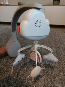 Kolotoč nad postýlku - Fisher Price - déšť s duhou