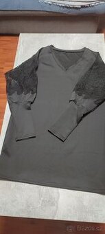 Dámská dlouhá černá tunika