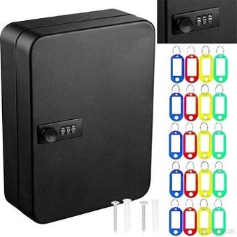 Bezpečnostní skříňka na 20 klíčů s číselným zámkem