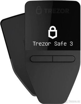 Hardware peněženka Trezor Safe 3 - Cosmic Black, NOVÁ