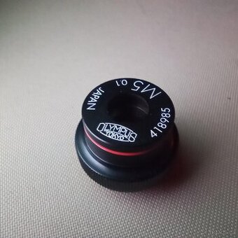 Olympus 5x objektív na mikroskopy