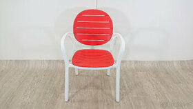 Plastová židle MOLLY červená