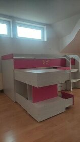 Dětská ložnice, pokojová sestava, postel - 1