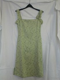 nové, nenošené zelenkavé šaty vel. 38 - 1