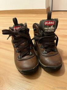 Dětské kožené kotníkové boty Olang vel.25 - 1