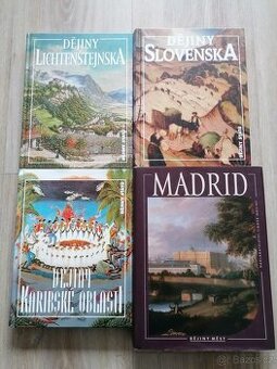 4x KNIHA NA TÉMA DĚJINY STÁTŮ / MĚST