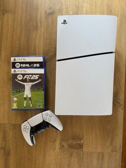 PS5 SLIM 1000 GB + NHL 25 a FC 25