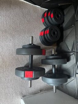 Činky jednoruké 40kg Závaží