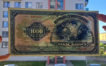1000 Kč 1932 - NEPLATNÉ - STAV