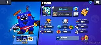 brawl stars účet 68k