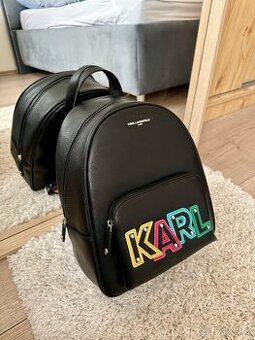KARL LAGERFELD KRÁSNÝ ČERNÝ BATOH - 1