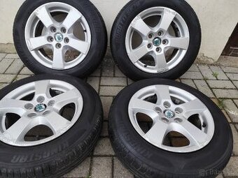 ALU 5x100 r14 ŠKODA + LETNÍ PNEU