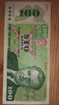 Prodám 100Kčs - r.1989