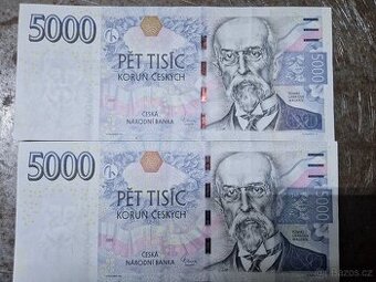 Bankovka 5000 Kč, série C - 1