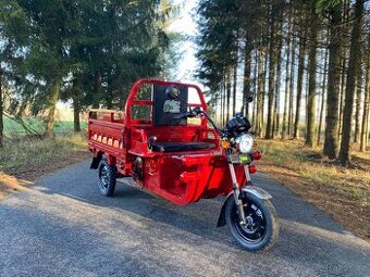 Elektro Pracovní Tříkolka - Tuk Tuk | 600kg nosnost | 45km/h