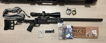 Airsoftová manuální odstřelovací puška custom typ VSR-10