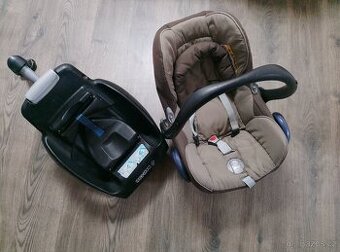 Maxi-cosi autosedačka(vajíčko) + izofix základna, stinitko