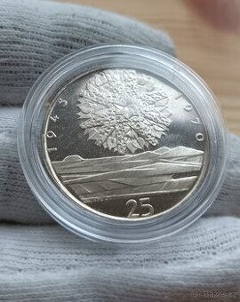 AG pamětní 25kčs 1970 Proof provedení