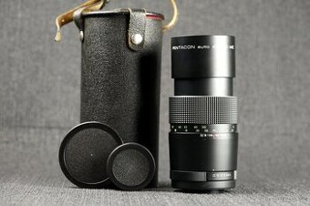Objektiv Pentacon 200mm f4 auto MC M42 + pouzdro
