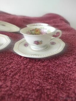 Starožitný šálek s podšálkem-Rosenthal-5 Ks