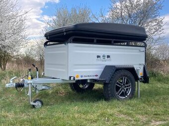 Přívěsný Vozík OFFROAD CAMPING s Nosičem na Stan Böckmann