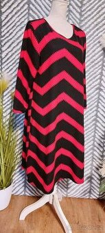 KRÁSNÉ ÚPLETOVÉ ŠATY ÁČKOVÉHO STŘIHU - vel. 48