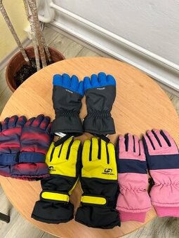 Zimní lyžařské rukavice dětské