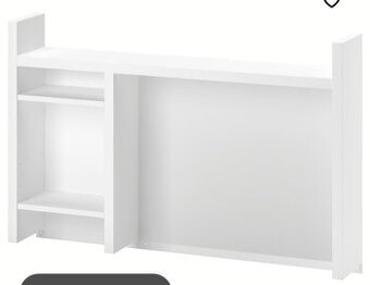 MICKE ikea Vysoký přídavný díl, bílá, 105x65 cm