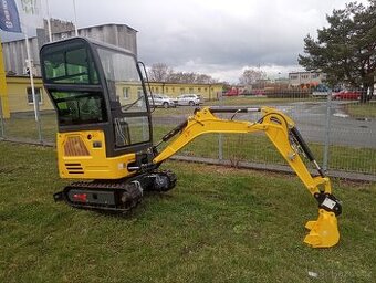 kabinový bagr, mininagr, motor Kubota, bagr s kabinou