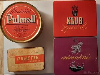 HISTORICKÉ PLECHOVÉ KRABIČKY