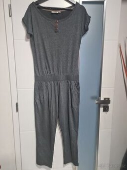 Šedý dlouhý overal Naketano vel M, noseny malo