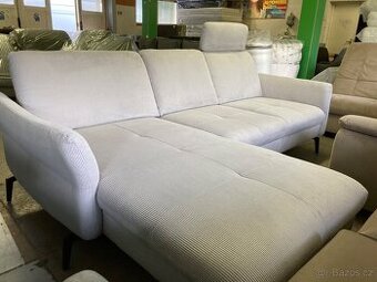 Sedací souprava rohová manšestrová-NOVÁ.