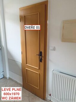 Interiérové dveře vč. obložkových zárubní, 8ks