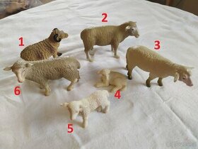 48. Ovce značky Schleich a neznačkové