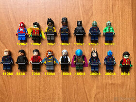 Nové LEGO figurky (Marcel, dc, avengers)