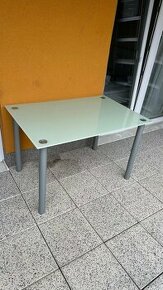 Prodám skleněný jídelní stůl + židle