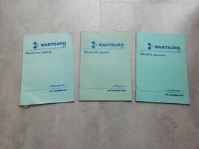 Wartburg čtyřtakt 1.3 - set udržovacích příruček
