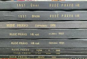 Prodám badatelům výtisky RUDÉHO PRÁVA z let 1951,1952.