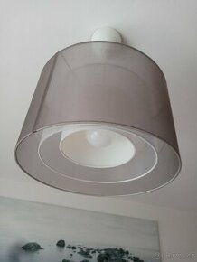 Stropní lustr moderní sede barvy. 2x