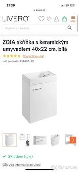 Umyvadlo se skříní