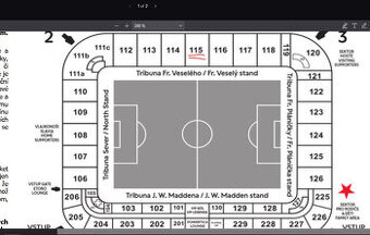 Vstupenka Slavia Praha-Sigma Olomouc - Pohár