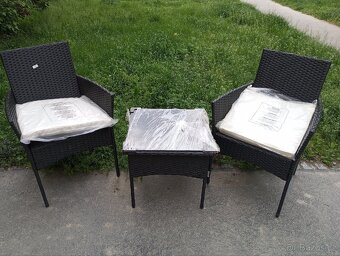 Nový ratanový balkónový set