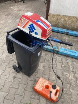 Lodni motor Suzuki 5hp 2t, 2 válec, dlouhá noha