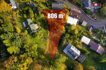 Prodej pozemku, 806 m², Krupka