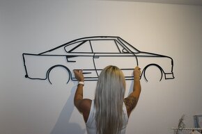 Škoda 130 RS  kovový obraz   152 cm