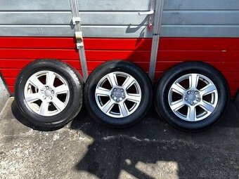 Original ALU kolo 3x Audi 17" 7J ET33 zimní pneu 235/65/R17