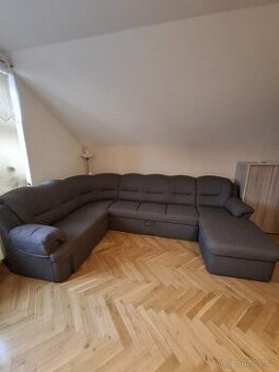 Rohová rozkládací sedačka