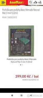 Podložky pod PVC podlahy
