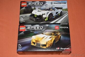 Lego 76900 + 76901 Koenigsegg Jesko + Toyota GR Supra