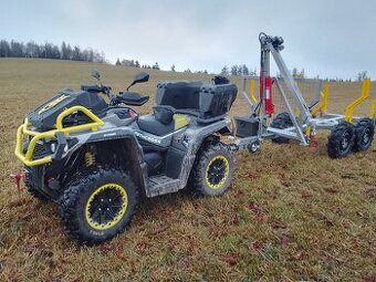 Vyvážečka za čtyřkolku malotraktor -bržděná